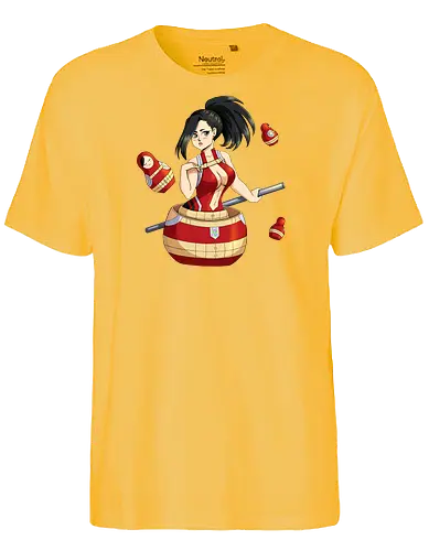 Crearti - mha, bnha, hero, momo, yaoyorozu, yaoyorozumomo, momoyaoyorozu, creati, matryoshka, matryoshkas, matryoshkadoll, herocostume, boobwindow, staff, blackhair, darkeyes, blackeyes, purplestarphoenix, hiroaka - Fairtrade T-Shirt