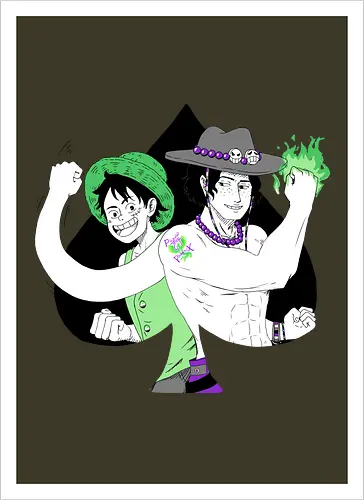 Aro Ace & Luffy