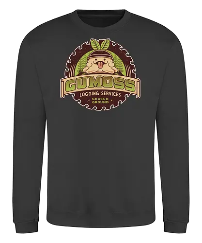Gumoss Logging Services - pal world, depresso, game, gaming, video game, gamer, survival, crafting, farming, monsters, gumoss, lamball, lovander, forest, , Pal - Sweatshirt