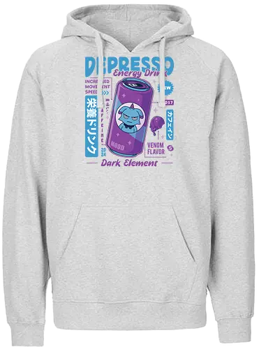 Depresso Energy Drink - pal world, depresso, game, gaming, video game, gamer, survival, crafting, farming, monsters, espresso, coffee, lamball, drink, , Pal - Fairtrade Hoodie