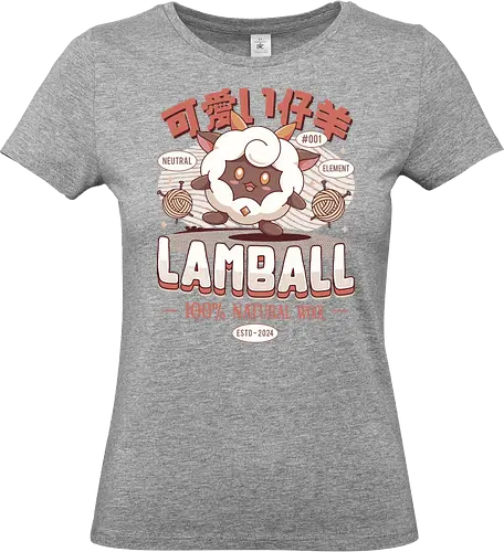Lamball Wool Emblem - pal world, lamb, game, gaming, video game, gamer, survival, crafting, farming, monsters, adventure, sheep, lamball, wool, , Pal - Standard T-Shirt (Women)
