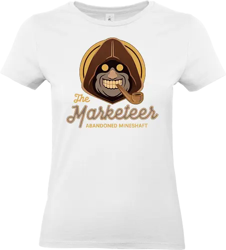 Mineshaft Marketeer Emblem - pal world, marketeer, game, gaming, video game, gamer, survival, crafting, farming, monsters, adventure, exploration, mines, merchant, , Pal - Standard T-Shirt (Women)