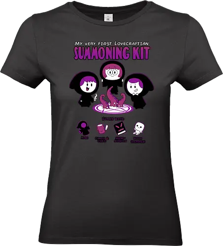 My First Lovecraft Summoning Kit  - lovecraft, hp lovecraft, lovecraft shirt, cthulhu, cthulhu shirt, funny lovecraft shirt, eldritch, reading, gothic horror, fhtagn, cute cthulhu, cute lovecraft, howard phillips lovecraft - Standard T-Shirt (Women)