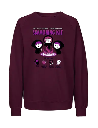 My First Lovecraft Summoning Kit  - lovecraft, hp lovecraft, lovecraft shirt, cthulhu, cthulhu shirt, funny lovecraft shirt, eldritch, reading, gothic horror, fhtagn, cute cthulhu, cute lovecraft, howard phillips lovecraft - Fairtrade Sweatshirt
