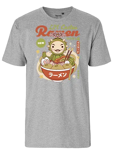 Lil Cactus Ramen - visions, children, secret, trials, sword, mana, seiken densetsu, jrpg, video game, gaming, gamer, final, fantasy, adventure, lil cactus, ramen, noodles - Fairtrade T-Shirt