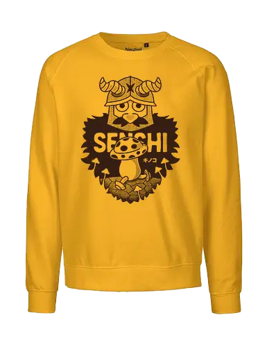 Dwarf And Mushroom Vintage - delicious, dungeon, walking mushroom, Meshi, laios touden, senshi of izganda, chilchuck tims, fantasy, medieval, anime, manga, cooking, TV, dwarf, marcille donato, falin touden - Fairtrade Sweatshirt