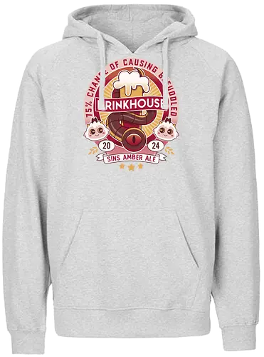 Befuddled Sin Amber Ale - cult, flesh, aesthetic, cute, kawaii, animal, the lamb, beer, geek, nerd, otaku, the one who waits, the cult, beer, video game, gaming, indie game, game - Fairtrade Hoodie