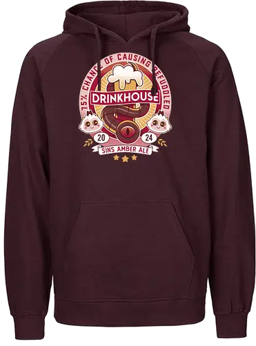 Befuddled Sin Amber Ale - cult, flesh, aesthetic, cute, kawaii, animal, the lamb, beer, geek, nerd, otaku, the one who waits, the cult, beer, video game, gaming, indie game, game - Fairtrade Hoodie