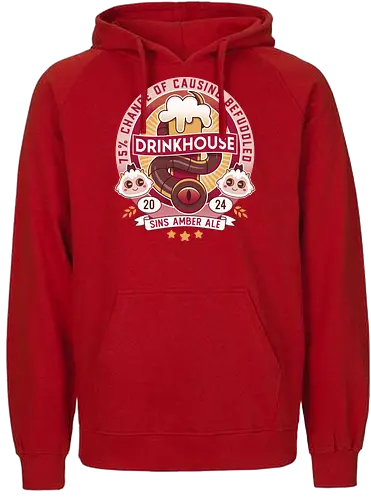 Befuddled Sin Amber Ale - cult, flesh, aesthetic, cute, kawaii, animal, the lamb, beer, geek, nerd, otaku, the one who waits, the cult, beer, video game, gaming, indie game, game - Fairtrade Hoodie