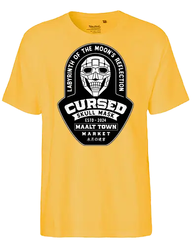 Maalt Town Curse Emblem - unwanted, undead, adventurer, anime, manga, japan, japanese, rentt faina, lorrane vivie, sheila ibarss, rina rupaage, adventure, skull, thralls, vampire, fantasy, otaku,  - Fairtrade T-Shirt