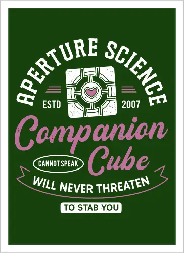 Companion Cube Crest