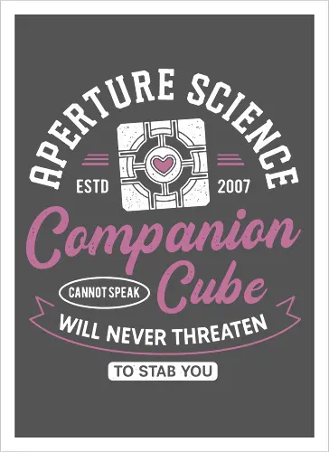 Companion Cube Crest