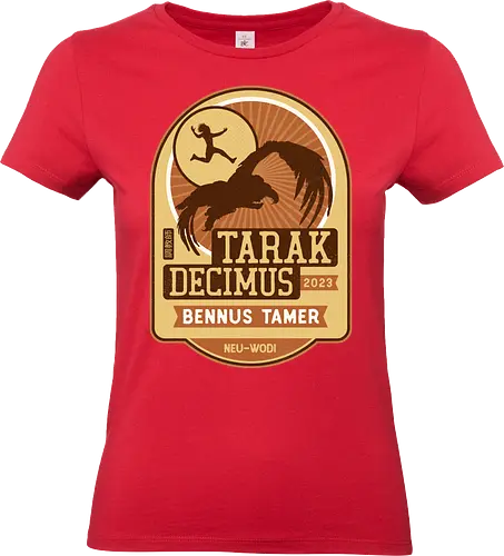 Tarak Decimus Emblem - rebel, moon, movie, film, science fiction, rebel moon a child of fire, jimmy, space, adventure, TV, kora, nemesis, tarak decimus, atticus noble, veldt resistance, fantasy - Standard T-Shirt (Women)