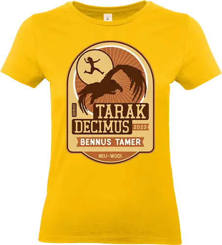 Tarak Decimus Emblem - rebel, moon, movie, film, science fiction, rebel moon a child of fire, jimmy, space, adventure, TV, kora, nemesis, tarak decimus, atticus noble, veldt resistance, fantasy - Standard T-Shirt (Women)