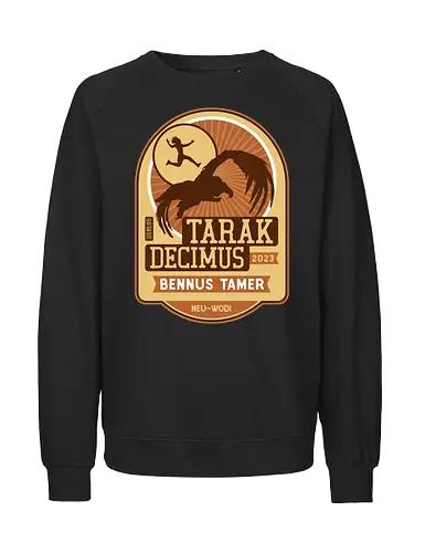 Tarak Decimus Emblem - rebel, moon, movie, film, science fiction, rebel moon a child of fire, jimmy, space, adventure, TV, kora, nemesis, tarak decimus, atticus noble, veldt resistance, fantasy - Fairtrade Sweatshirt