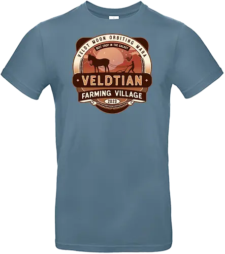 Veldtian Farming Village Emblem - rebel, moon, a child of fire, movie, film, science fiction, rebel moon a child of fire, jimmy, space, adventure, TV, kora, nemesis, tarak decimus, atticus noble, veldt resistance, fantasy - Standard T-Shirt