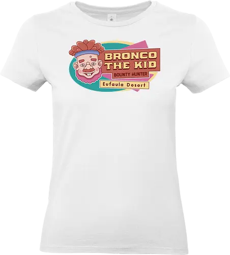 Bronco The Kid Emblem - my time, at sandrock, my time at portia, indie game, gaming, gamer, video games, fang, farming simulator, rpg, adventure, harvest, sand, wild yakmel, pen, hazardous ruins - Standard T-Shirt (Women)