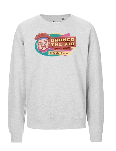 Bronco The Kid Emblem - my time, at sandrock, my time at portia, indie game, gaming, gamer, video games, fang, farming simulator, rpg, adventure, harvest, sand, wild yakmel, pen, hazardous ruins - Fairtrade Sweatshirt
