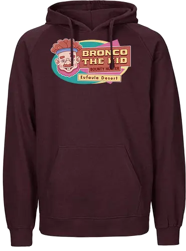 Bronco The Kid Emblem - my time, at sandrock, my time at portia, indie game, gaming, gamer, video games, fang, farming simulator, rpg, adventure, harvest, sand, wild yakmel, pen, hazardous ruins - Fairtrade Hoodie