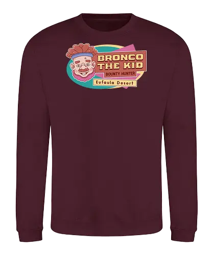 Bronco The Kid Emblem - my time, at sandrock, my time at portia, indie game, gaming, gamer, video games, fang, farming simulator, rpg, adventure, harvest, sand, wild yakmel, pen, hazardous ruins - Sweatshirt