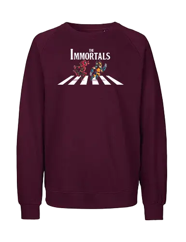 The Immortals - Antihero, Superhero, comics, abbey road, beatles, merc - Fairtrade Sweatshirt