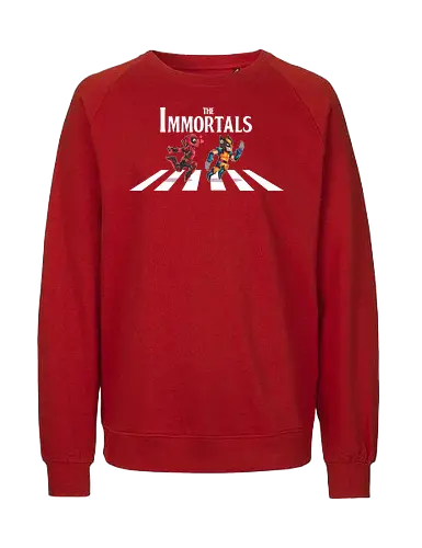 The Immortals - Antihero, Superhero, comics, abbey road, beatles, merc - Fairtrade Sweatshirt