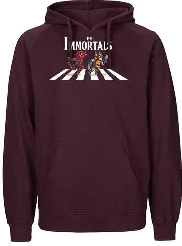 The Immortals - Antihero, Superhero, comics, abbey road, beatles, merc - Fairtrade Hoodie