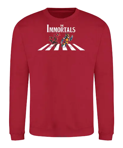 The Immortals - Antihero, Superhero, comics, abbey road, beatles, merc - Sweatshirt