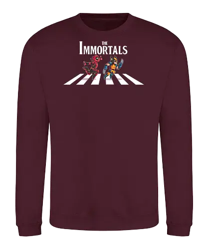 The Immortals - Antihero, Superhero, comics, abbey road, beatles, merc - Sweatshirt