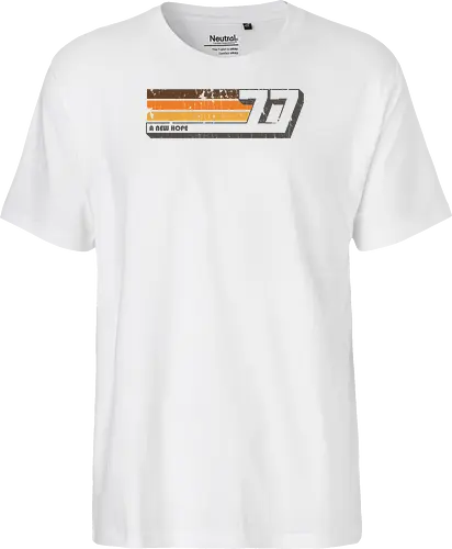 A New Hope - Space Opera, 77, luke skywalker, vintage, retro, a new hope, empire - Fairtrade T-Shirt