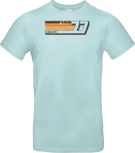 A New Hope - Space Opera, 77, luke skywalker, vintage, retro, a new hope, empire - Standard T-Shirt
