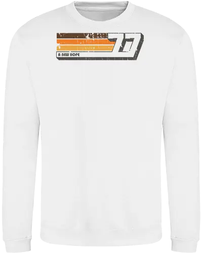 A New Hope - Space Opera, 77, luke skywalker, vintage, retro, a new hope, empire - Sweatshirt