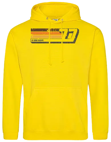 A New Hope - Space Opera, 77, luke skywalker, vintage, retro, a new hope, empire - Standard Hoodie
