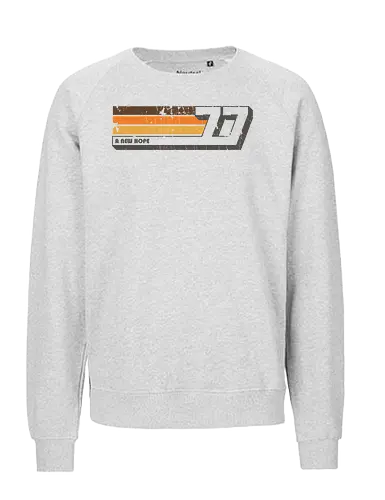 A New Hope - Space Opera, 77, luke skywalker, vintage, retro, a new hope, empire - Fairtrade Sweatshirt
