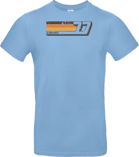 A New Hope - Space Opera, 77, luke skywalker, vintage, retro, a new hope, empire - Standard T-Shirt