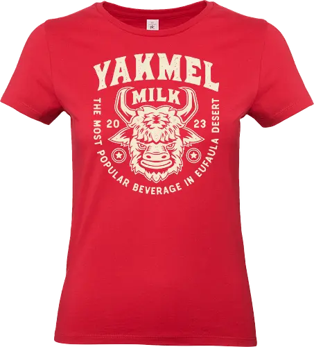  Yakmel Milk Crest - my time, at sandrock, my time at portia, indie game, gaming, gamer, video games, fang, farming simulator, rpg, adventure, harvest, sand, wild yakmel, pen, hazardous ruins - Standard T-Shirt (Women)