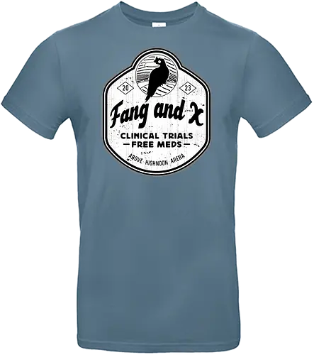 Fang and X Clinic Emblem - my time, at sandrock, my time at portia, indie game, gaming, gamer, video games, fang, farming simulator, rpg, adventure, harvest, sand, wild yakmel, pen, hazardous ruins - Standard T-Shirt