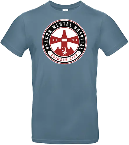 Beacon Mental Hospital Emblem - the evil, within, sebastian castellanos, joseph oda, julie Kidman, beacon mental hospital, video game, gaming, gamer, green gel, stefano valentini, survival horror, stem, the keeper - Standard T-Shirt