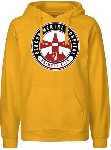 Beacon Mental Hospital Emblem - the evil, within, sebastian castellanos, joseph oda, julie Kidman, beacon mental hospital, video game, gaming, gamer, green gel, stefano valentini, survival horror, stem, the keeper - Fairtrade Hoodie