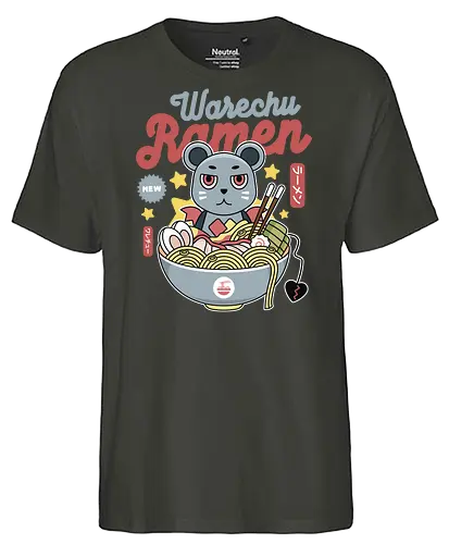 Warechu Ramen - hyperdimension, neptunia, purple heart, megadimension, superdimension, 4 goddesses online, nepnep, super neptunia rpg, neptune, video game, gaming, game, nep nep, top nep, nepgear, warechu, ramen, noodles - Fairtrade T-Shirt