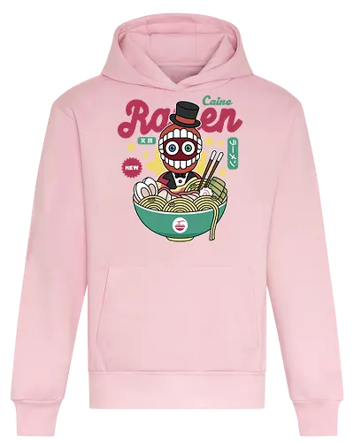 Ringleader Caine Ramen - the amazing, digital circus, pomni, jax, kinger, zooble, ragatha, gangle, digital circus, the amazing circus, tadc, clown, jester, cartoon, kaufmo, ramen - Heavyweight Hoodie