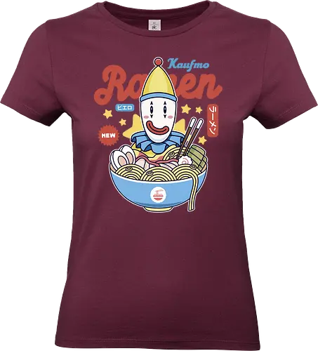 Kaufmo Clown Ramen - the amazing, digital circus, pomni, jax, kinger, zooble, ragatha, gangle, digital circus, the amazing circus, tadc, clown, jester, cartoon, kaufmo, ramen - Standard T-Shirt (Women)