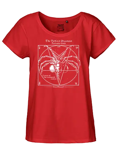 Alien Pentagram - alien, science fiction, pentagram - Fairtrade Girl Shirt