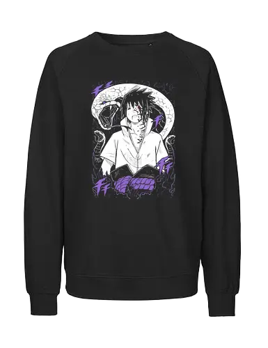 The Survivor - Aesthetic, Aggressive, Japanese Art, Otaku, Angry, Anime, Gamer, Gift, Kawaii, Monster, Power, Warrior, Manga Style, Ninja, Cool, Manga, Zylixzen, Demon, Stronger, Devil - Fairtrade Sweatshirt