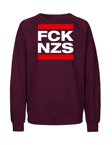 FCK NZS - weiß - Fairtrade Sweatshirt