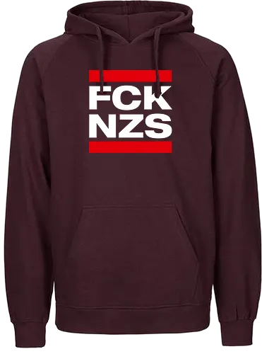 FCK NZS - weiß - Fairtrade Hoodie