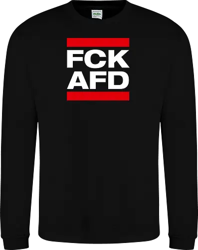 FCK AFD - weiß - Sweatshirt