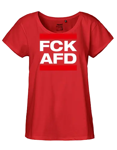 FCK AFD - weiß - Fairtrade Girl Shirt