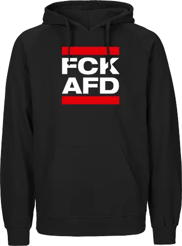 FCK AFD - weiß - Fairtrade Hoodie