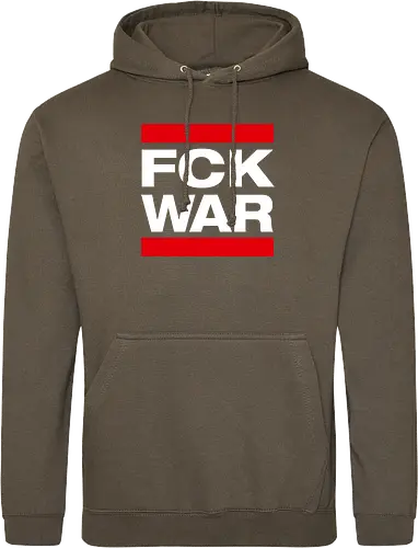 FCK WAR - weiß - Standard Hoodie